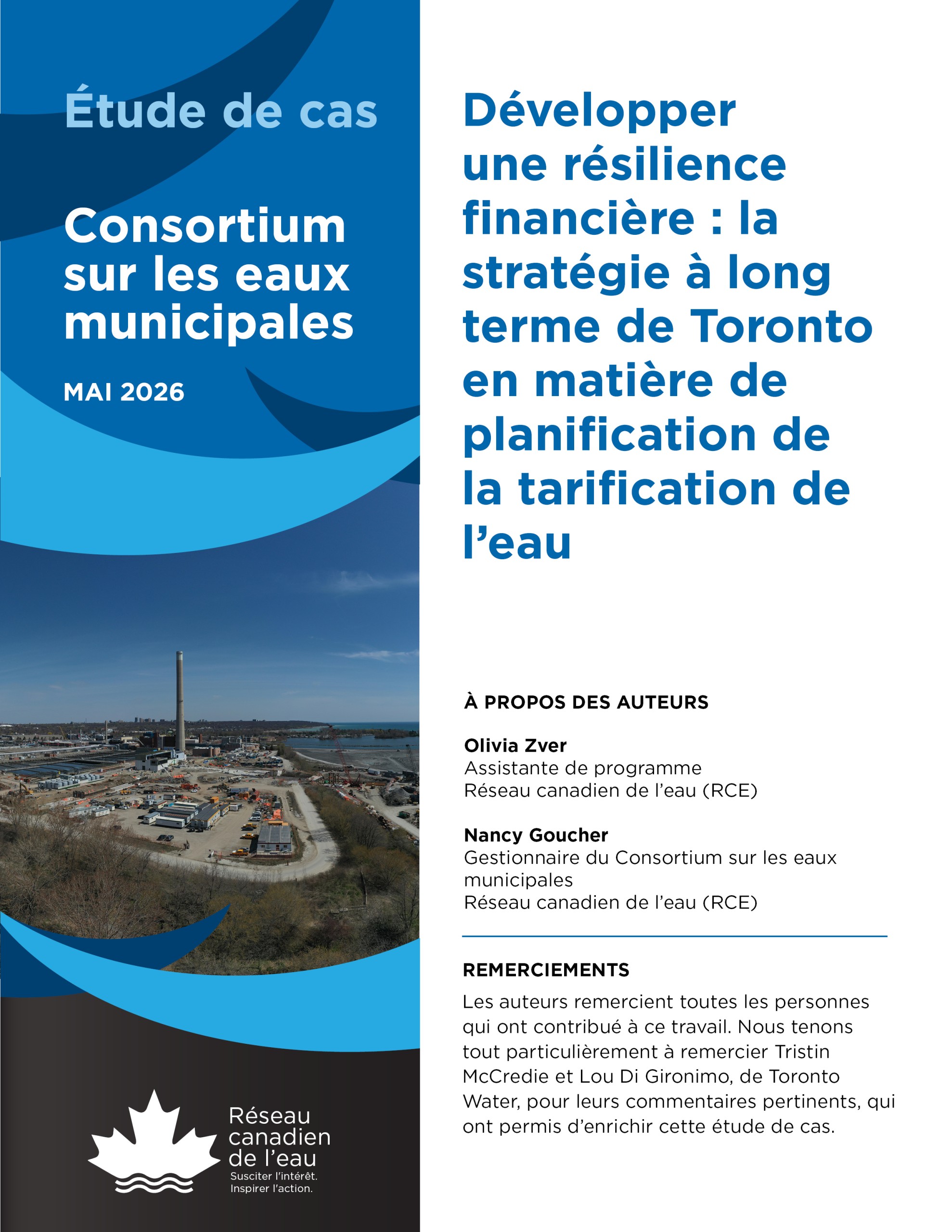 Développer une résilience financière : la stratégie à long terme de Toronto en matière de planification de la tarification de l’eau